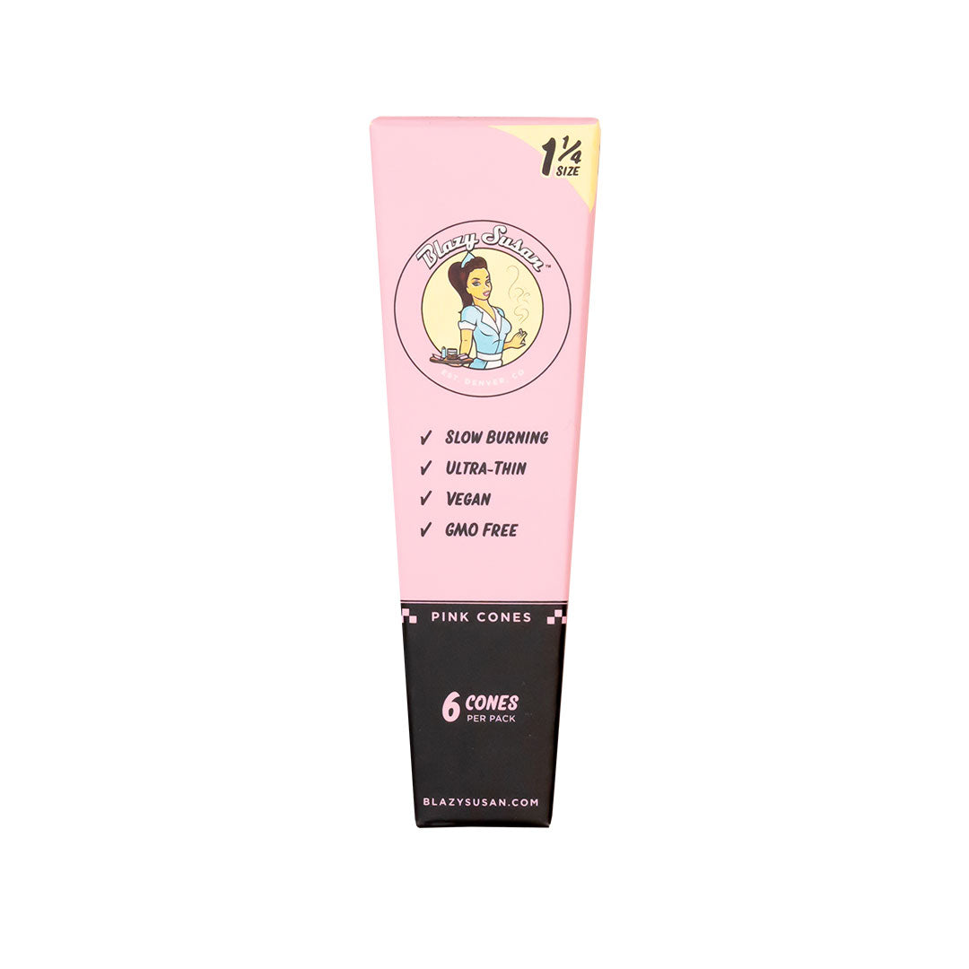 Blazy Susan - Pink, Cones, 1-1/4", 6-pack