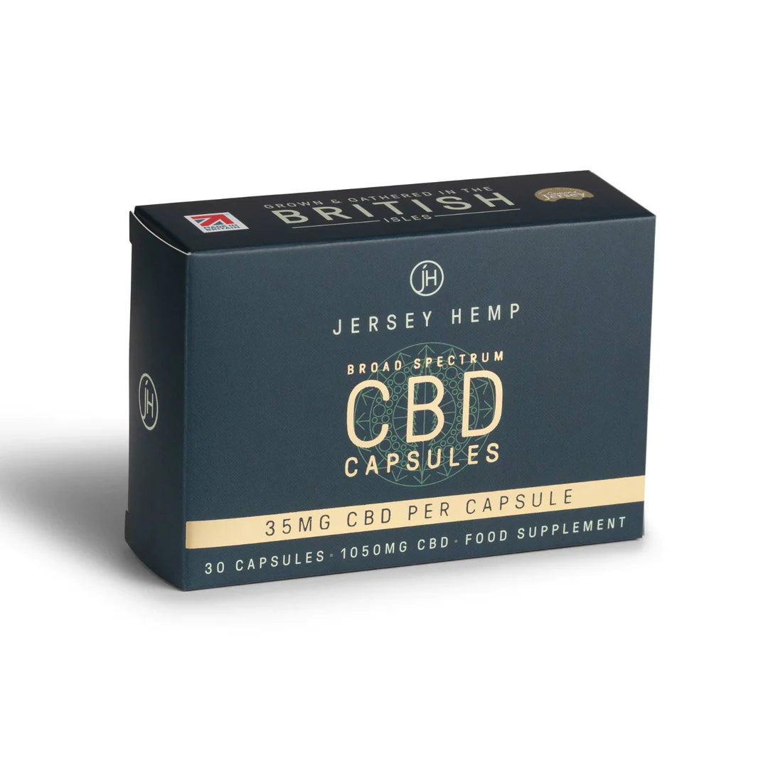 Jersey Hemp - CBD Capsules, 35mg Broad Spectrum, 30ct