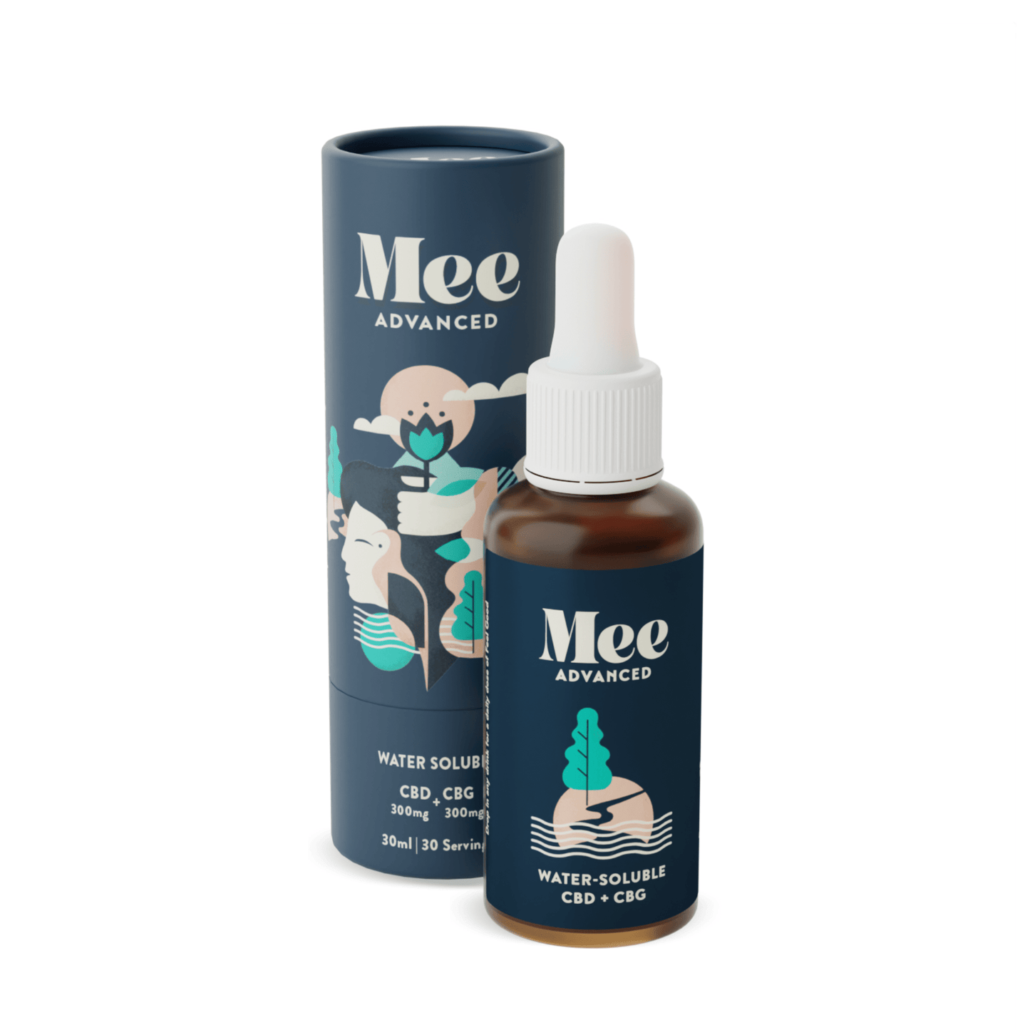 Mee CBD - Water Soluble CBD & CBG Drops, 30ml