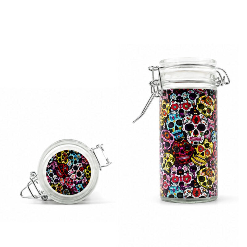 Atomic Glass La Catrina Storage Jar 10cm