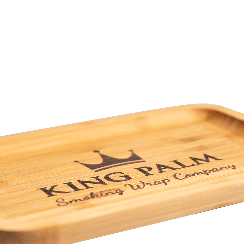 King Palm - Rolling Tray, Bamboo – Medium (9x6 in)