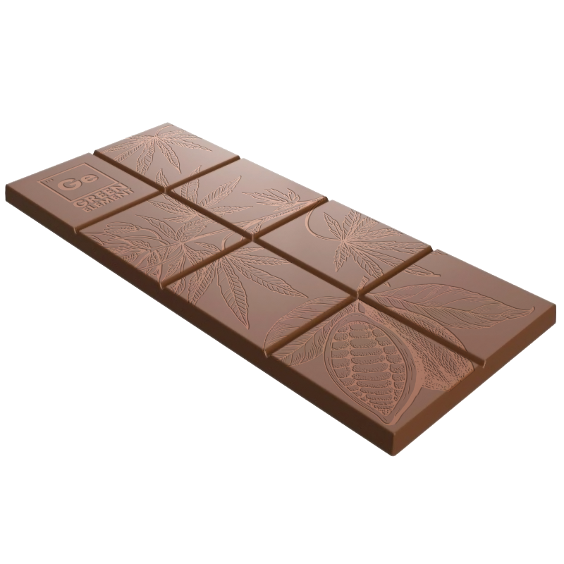 Green Element - CBD Chocolate, Madagascan Milk, 58% Cacao