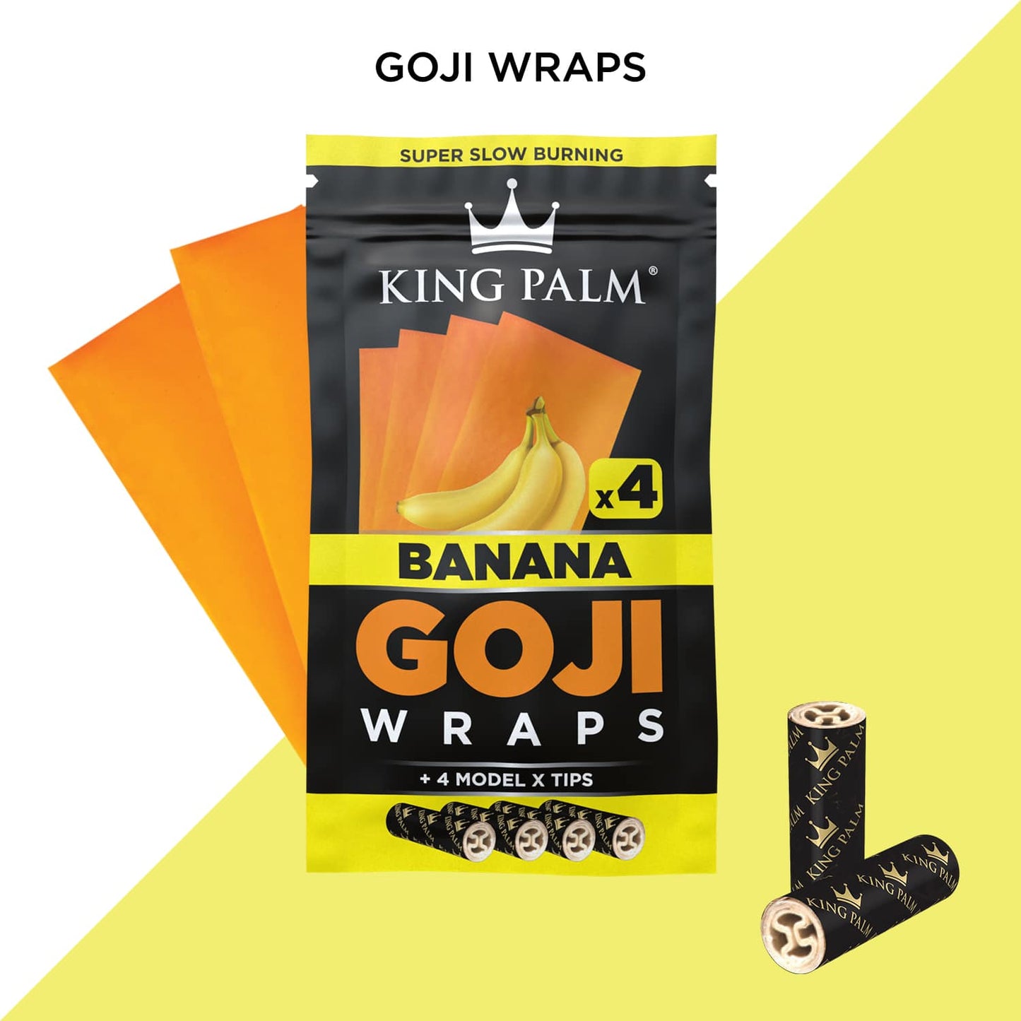 King Palm - Goji Wraps, Pack of 4