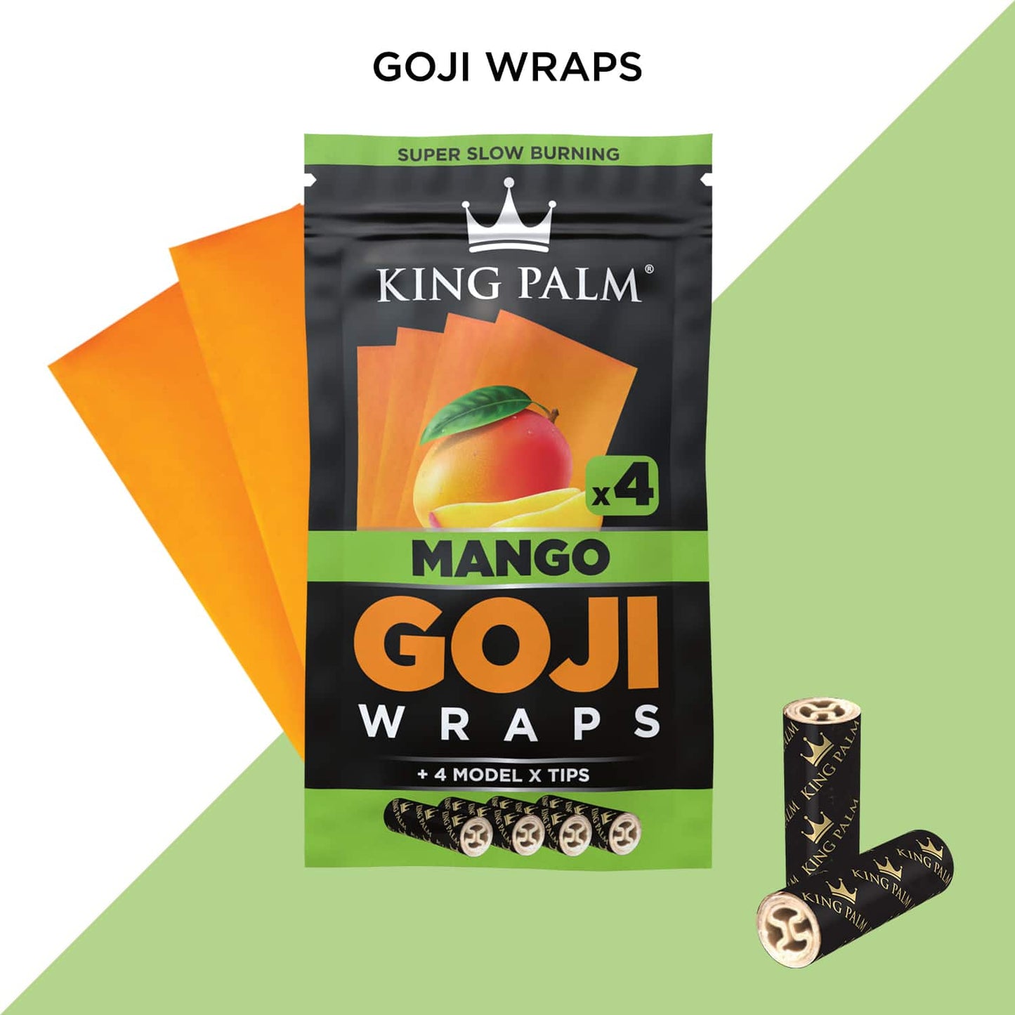 King Palm - Goji Wraps, Pack of 4