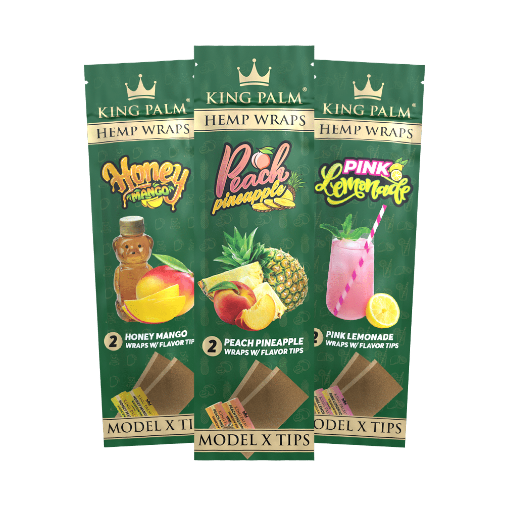 King Palm - Hemp Wraps, Pack of 2