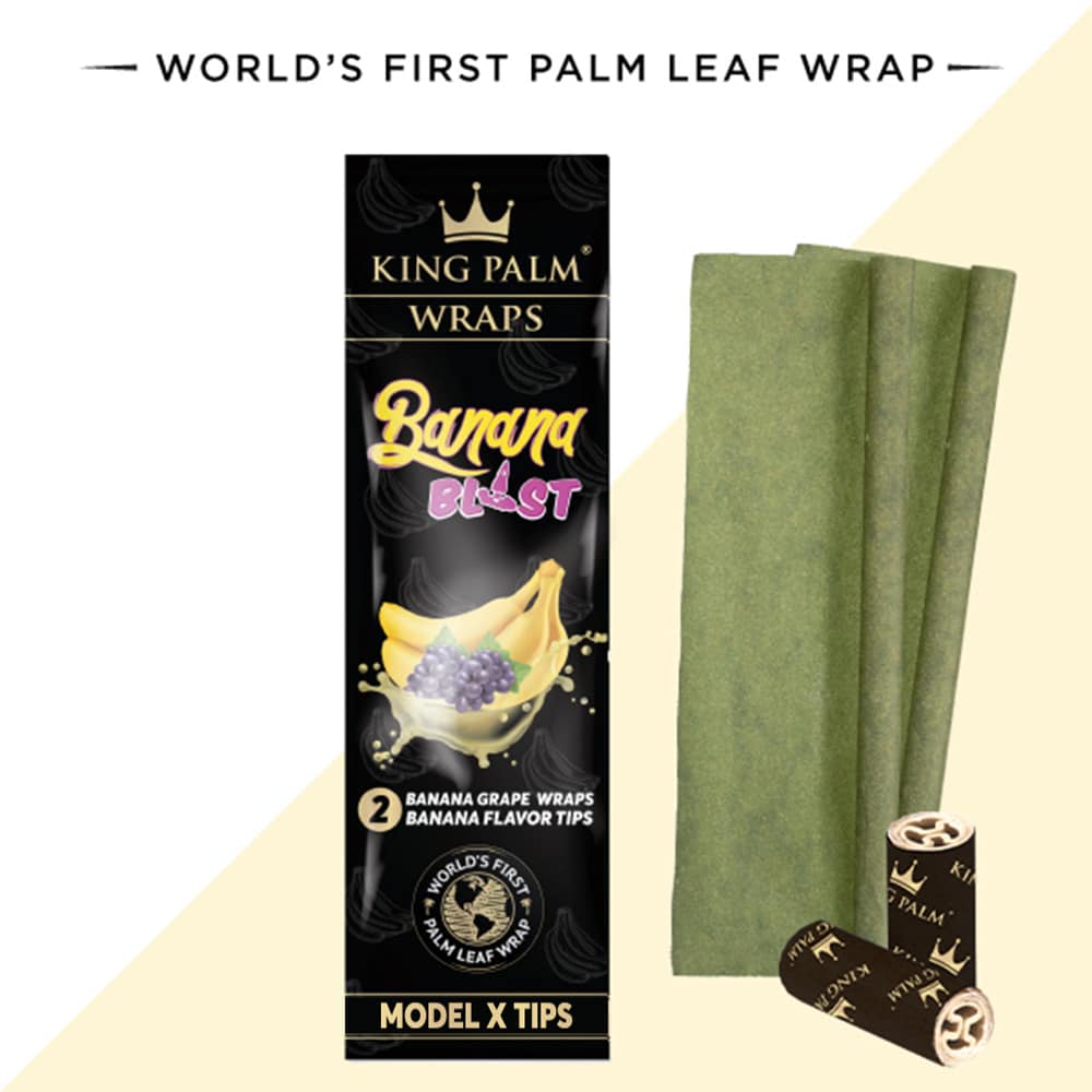 King Palm - Palm Blunt Wraps, Pack of 2