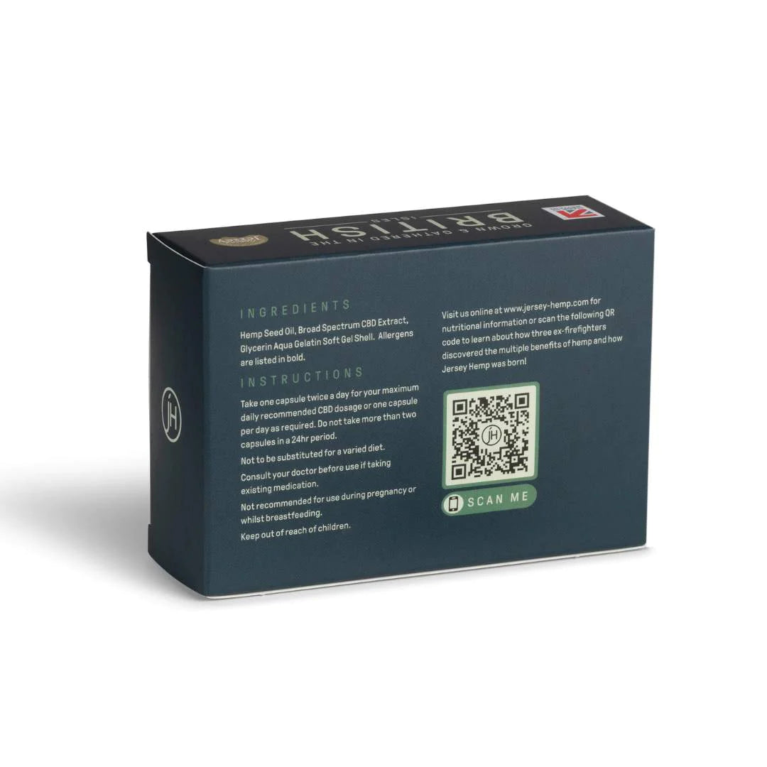 Jersey Hemp - CBD Capsules, 35mg Broad Spectrum, 30ct