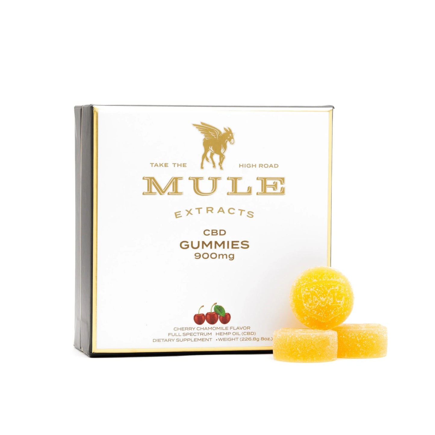 Mule - CBD Gummies, Cherry & Chamomile, 18-pk
