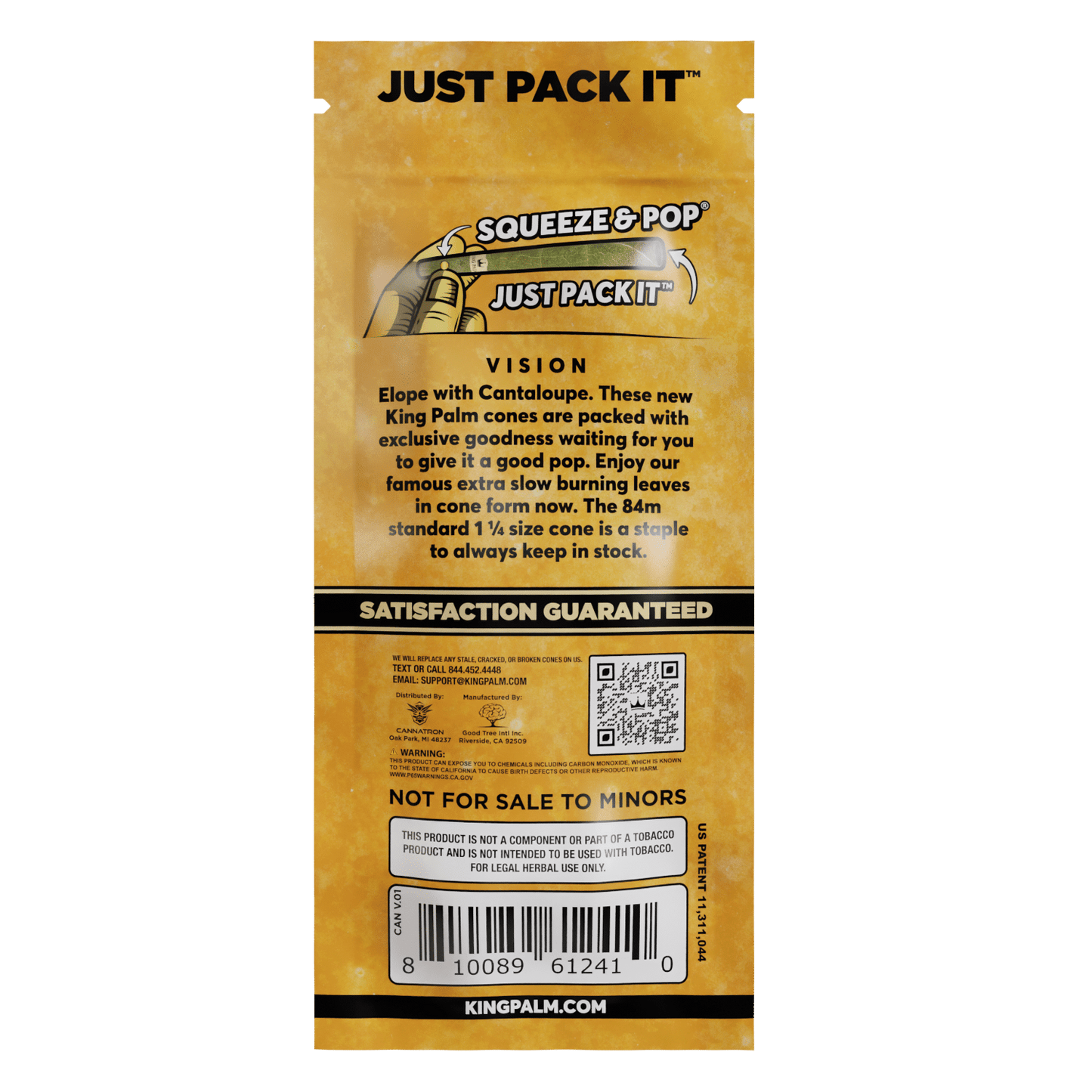 King Palm - Flavored Palm Cones, Pack of 3