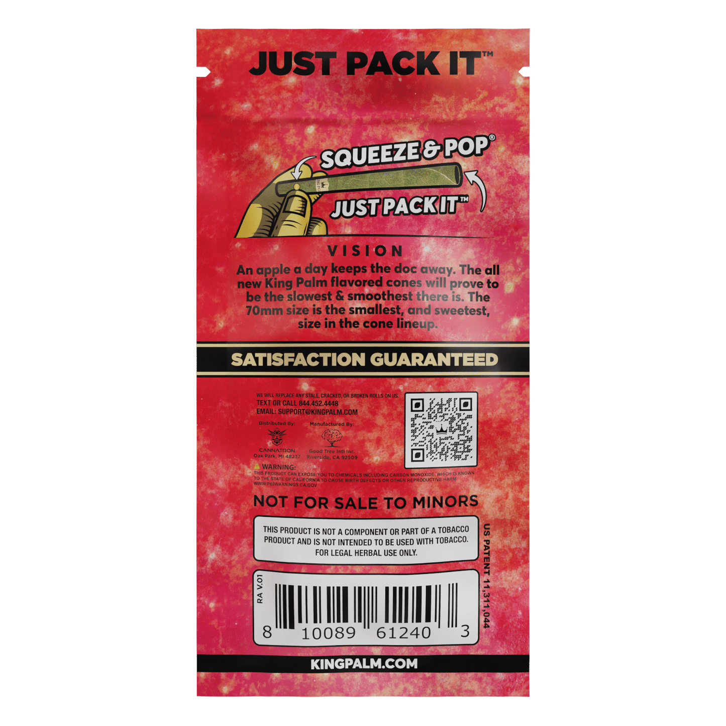 King Palm - Flavored Palm Cones, Pack of 3