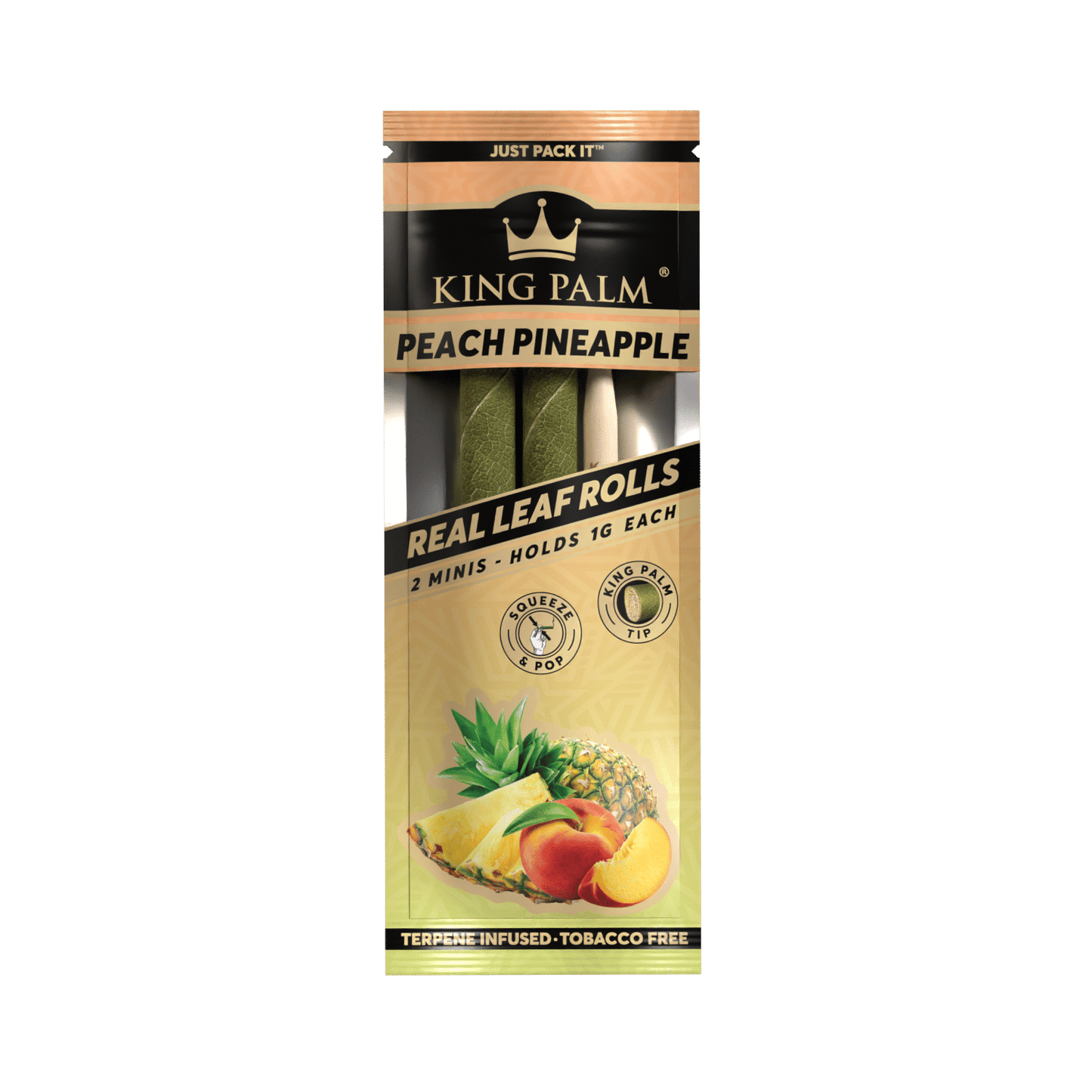 King Palm - Flavored Rolls, Minis (1g), Pack of 2