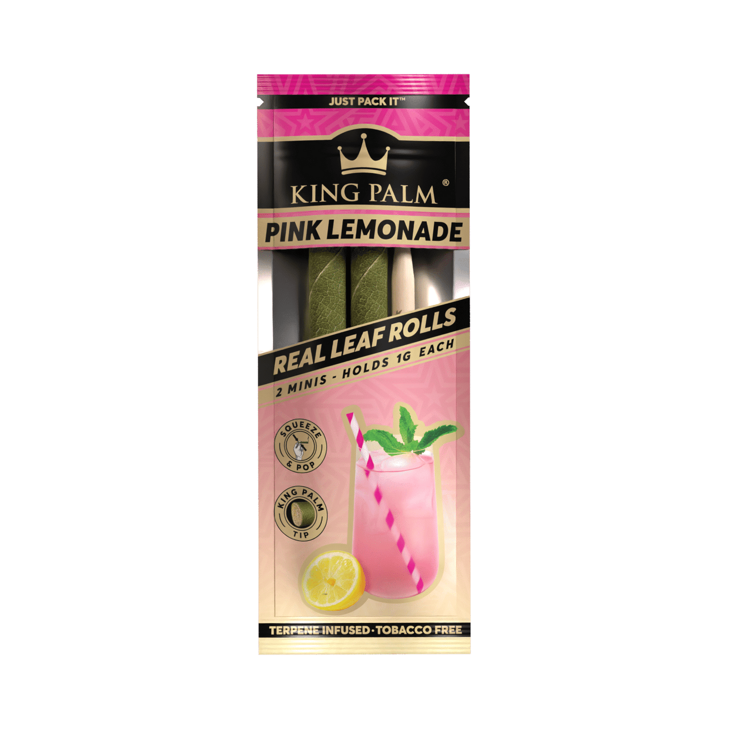 King Palm - Flavored Rolls, Minis (1g), Pack of 2