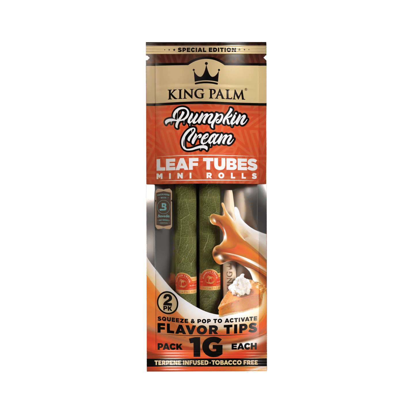 King Palm - Flavored Rolls, Minis (1g), Pack of 2