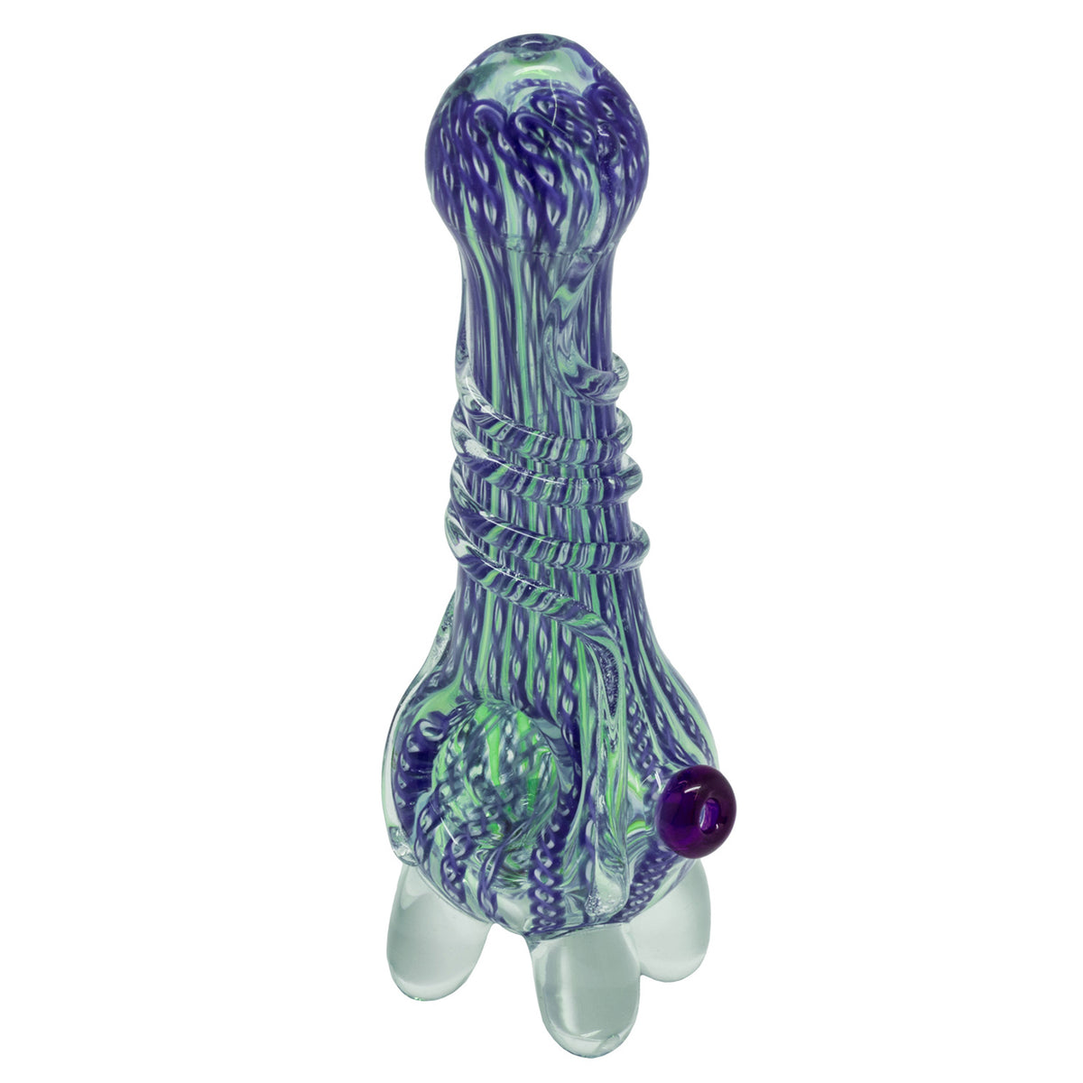 Half Baked - 5inch, “Top Bants”, Glass Spoon