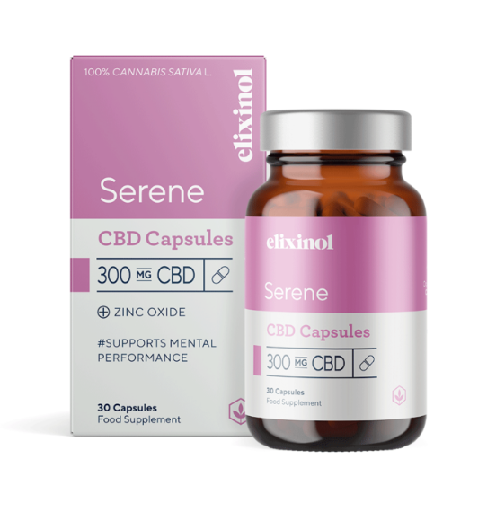 Elixinol - CBD Oral Capsules, Serene