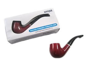 Pipe - Haojue Wooden Sherlock Holmes Style Tobacco Pipe