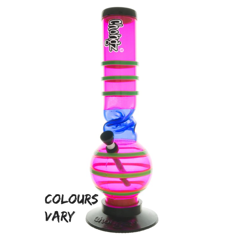 Chongz - Acrylic Waterpipe, 30cm, “The Max” Ice Twist Bubble