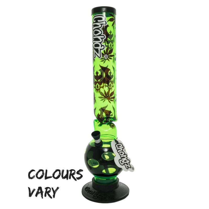 Chongz - Acrylic Waterpipe, 40cm, “Loudmouth” Bubble Ice Twist