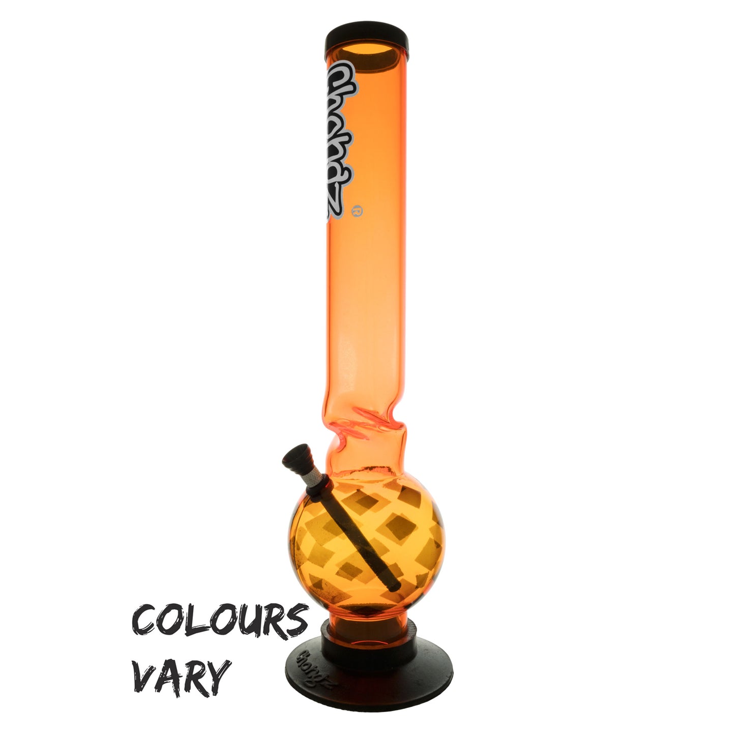 Chongz - Waterpipe, Acrylic, 40cm, Bubble w/ Ice Twist, “the Tramp”