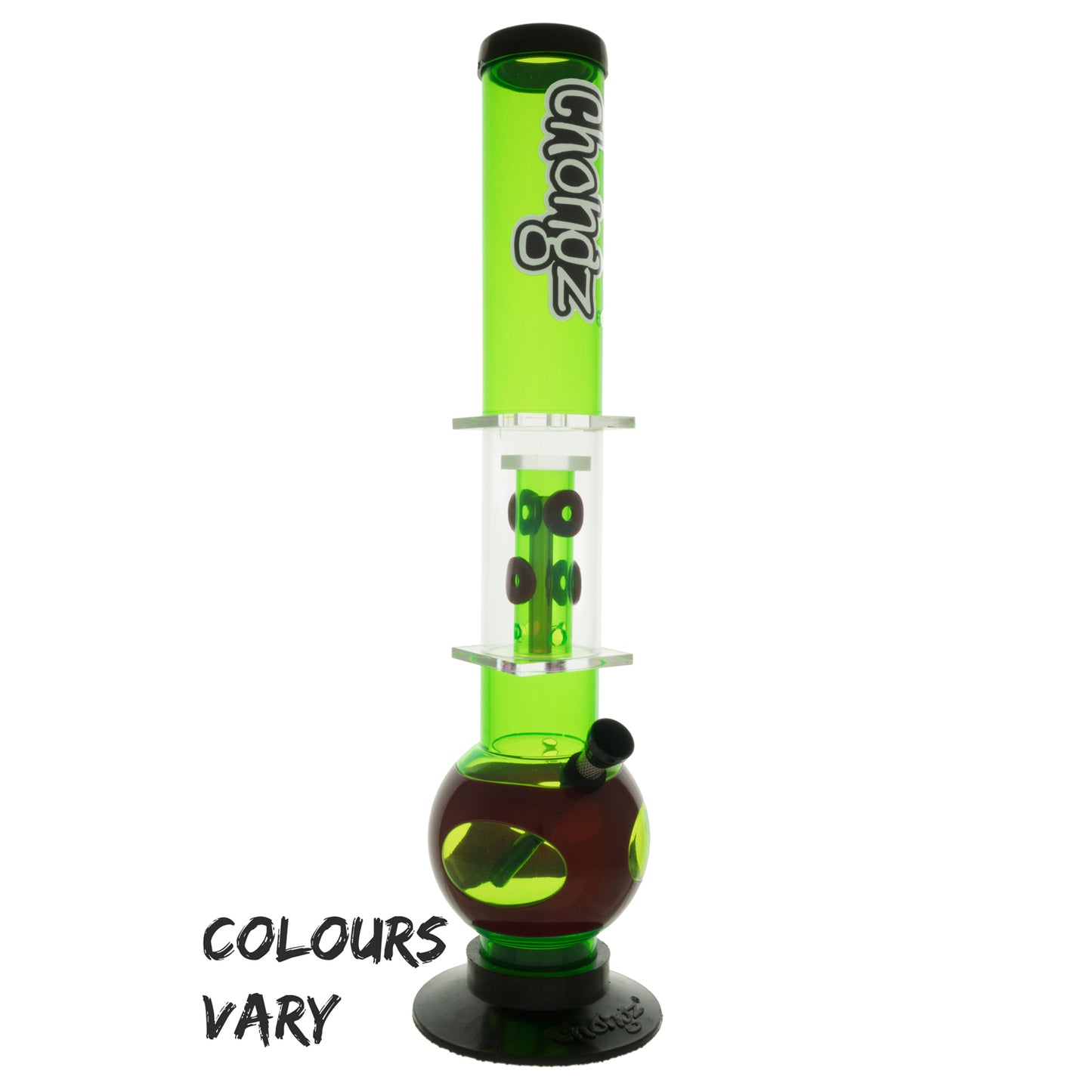 Chongz - Acrylic Waterpipe, 40cm, "Ella's Choice" w/Perc
