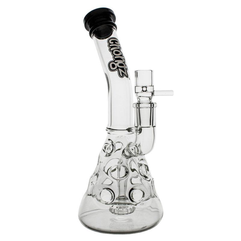 Chongz - Glass Waterpipe, 28cm, “Holy Moley” Percolator