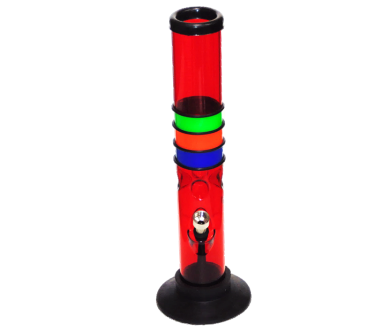 Waterpipe, Acrylic, Funky Triple Band - 30cm