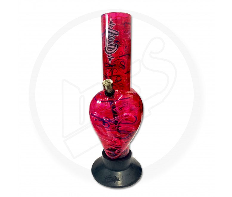 LOUD - Acrylic Waterpipe, 30cm Alien, Swirls