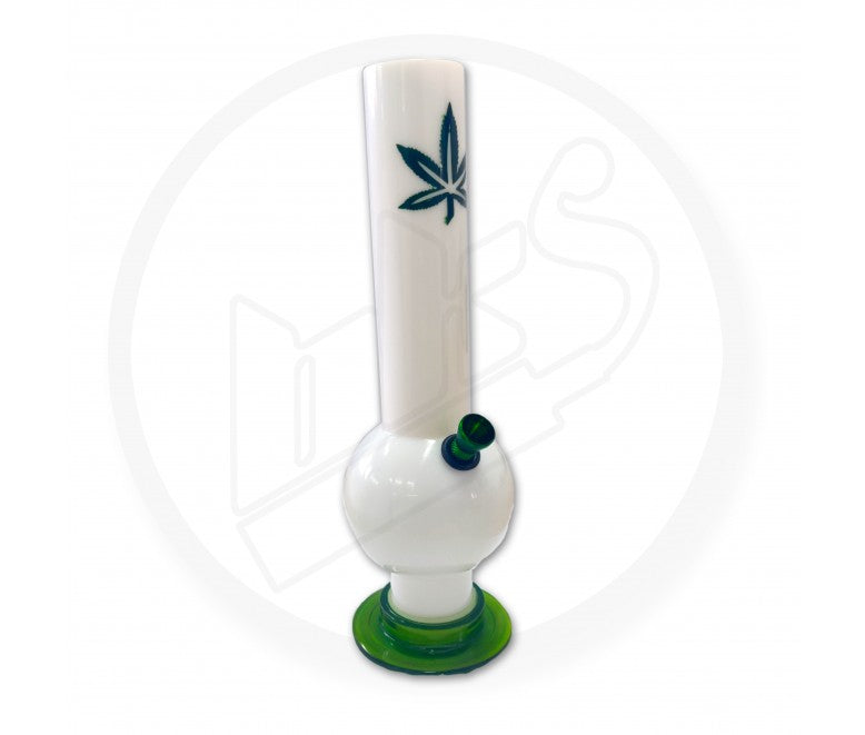 Waterpipe, Acrylic, Milk Leaf Bubble - 22cm