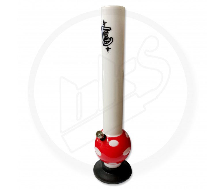 LOUD - Acrylic Waterpipe, 40cm Bubble Base, Polka Dot