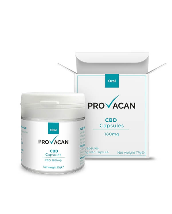 Provacan - CBD Capsules, 30ct, 180mg -> 2880mg
