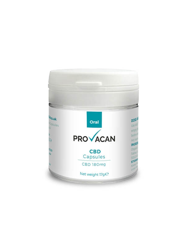 Provacan - CBD Capsules, 30ct, 180mg -> 2880mg