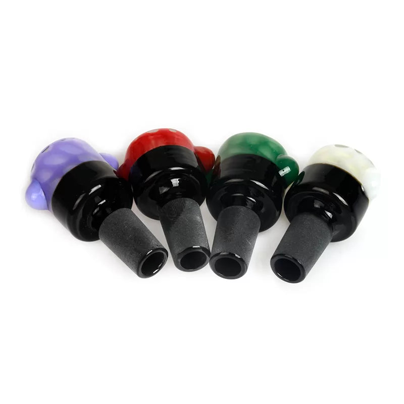 Phoenix Star - Flower Bowl, Short Bowl, Bubble Design, 14mm Joint