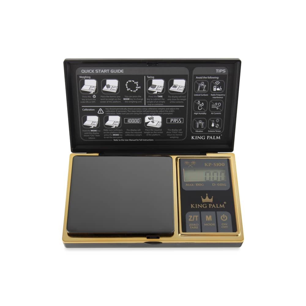 King Palm - Scale 100g-0.01g - Black and Gold