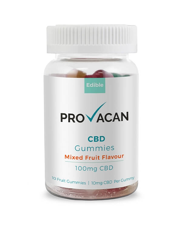 Provacan - CBD Fruit Gummies, 100mg -> 500mg