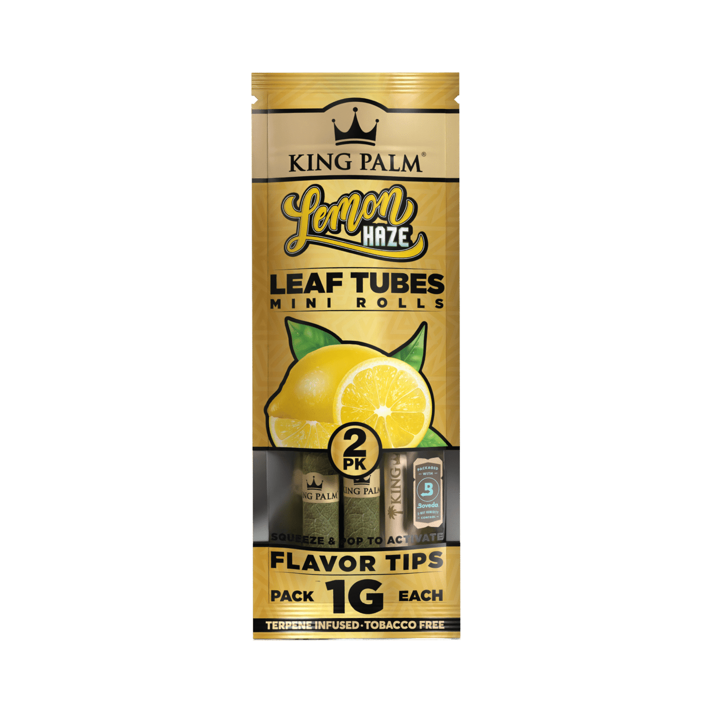 King Palm - Flavored Rolls, Minis (1g), Pack of 2