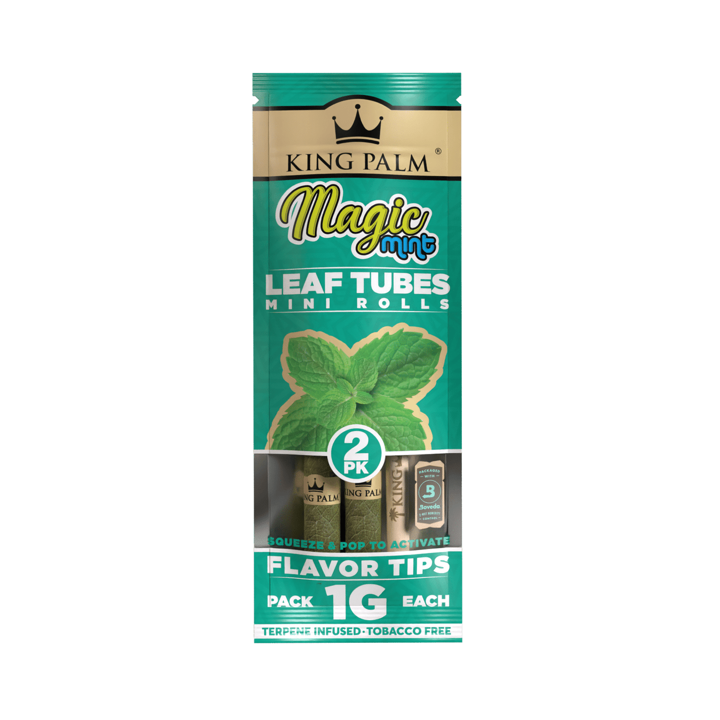 King Palm - Flavored Rolls, Minis (1g), Pack of 2