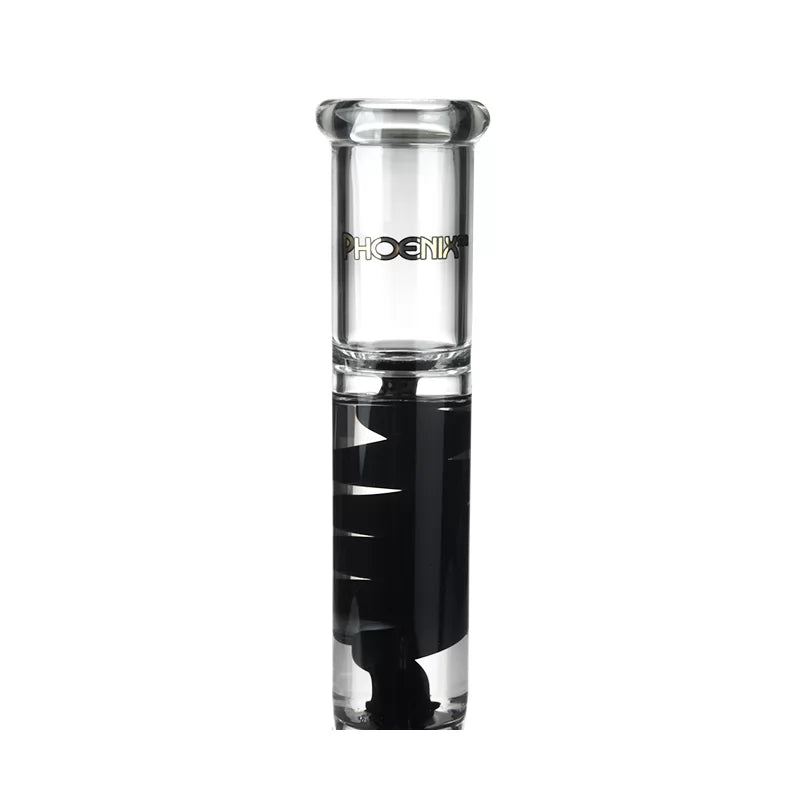 Phoenix Star - Waterpipe, Glass, 25cm Inline Matrix Percolator with Freezable Coil