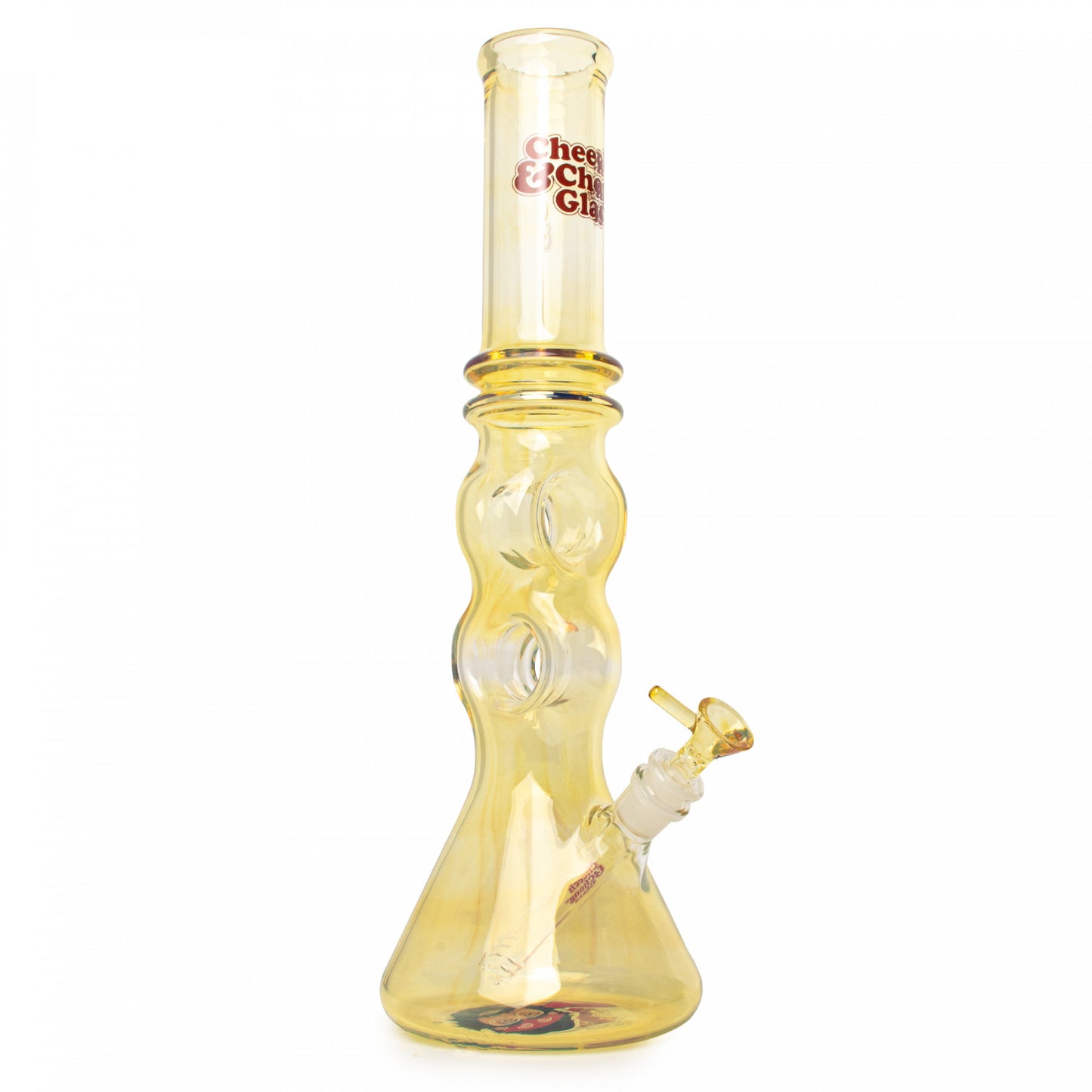 Cheech & Chong - Waterpipe, 38cm Glass Donut - Don't Bug Me