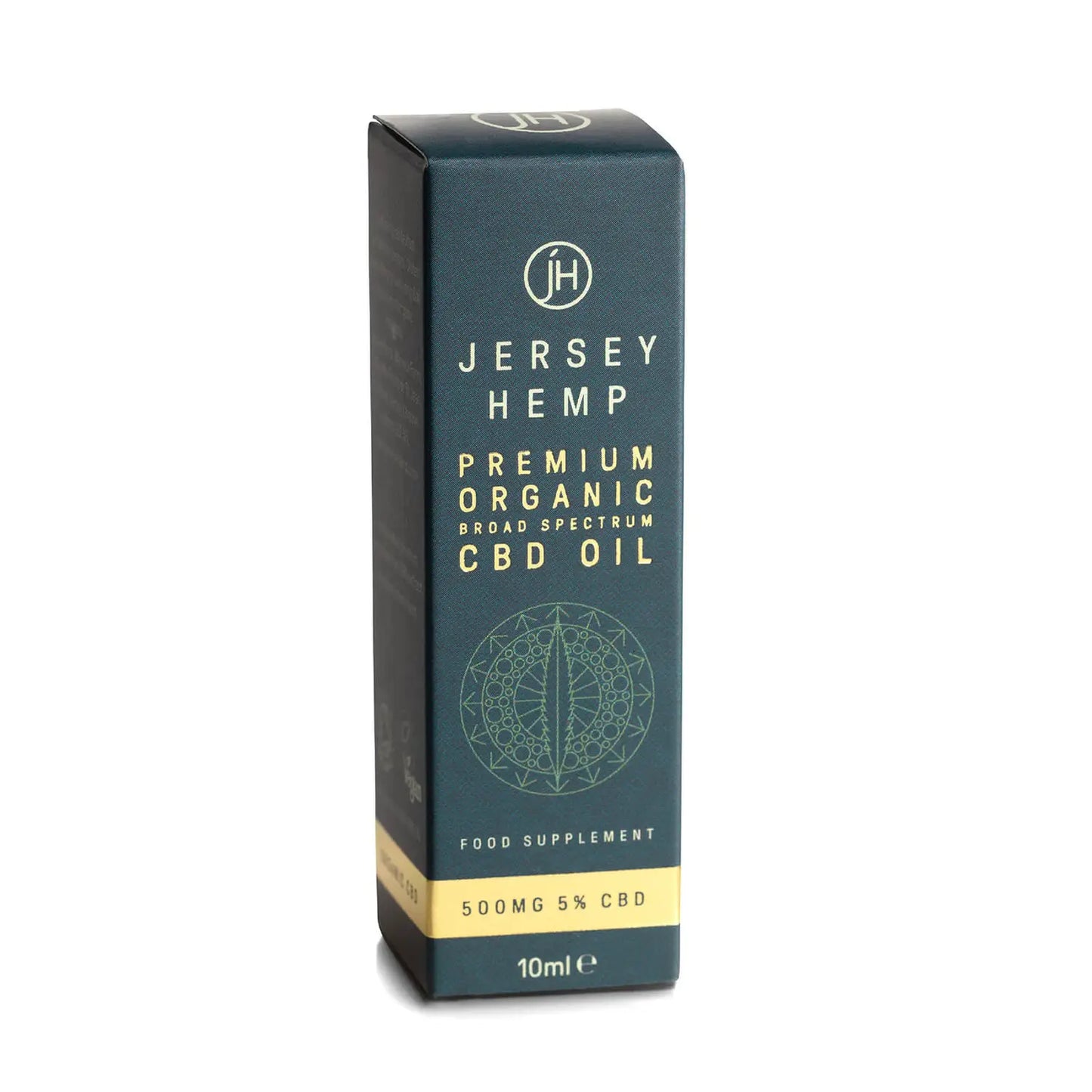 Jersey Hemp - CBD Oil, Borad Spectrum - 10ml Bottle