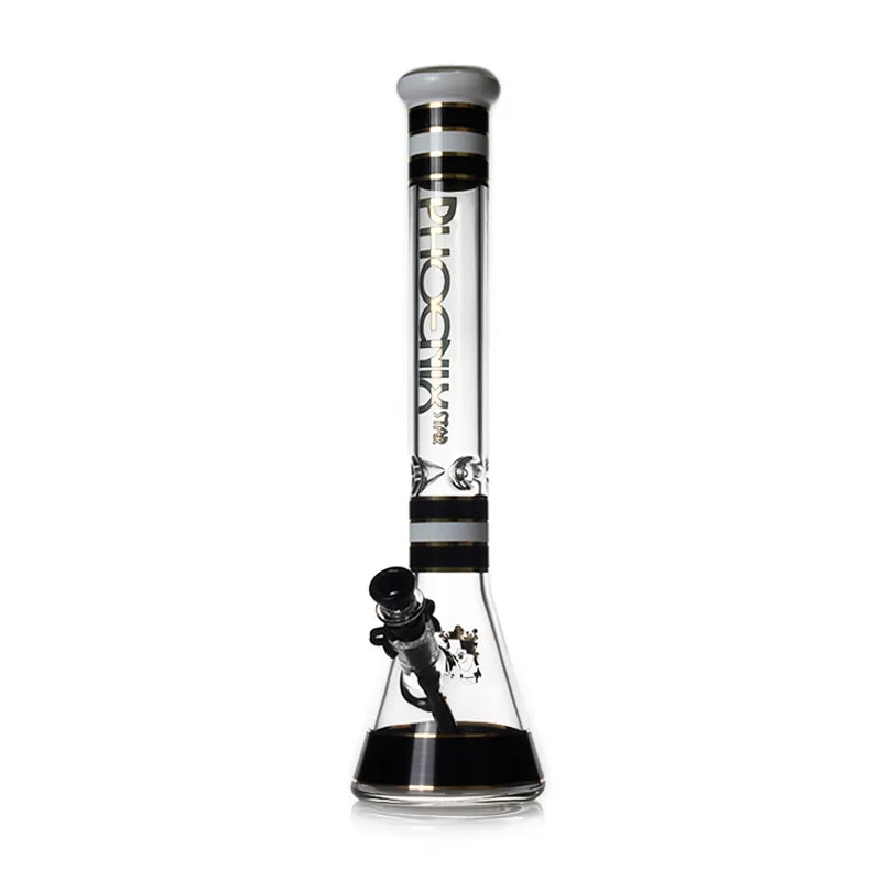 Phoenix Star - Waterpipe, Glass, 45cm Beaker with Ice Catcher