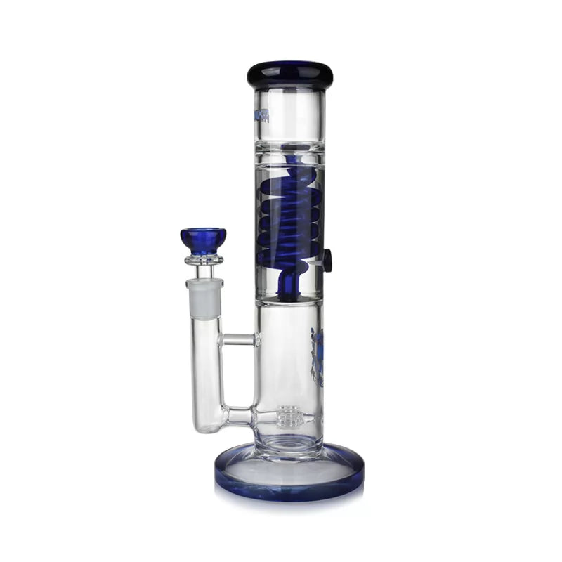 Phoenix Star- Waterpipe, Glass, 25cm Straight, Freezable Coil