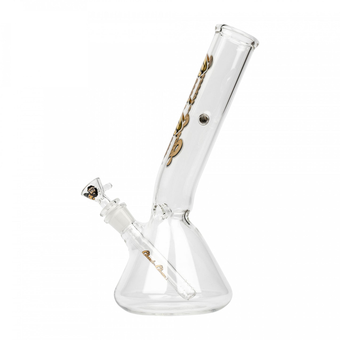 Cheech & Chong - Waterpipe, 30cm Glass Leaner Beaker w/ Magnet - Basketball Jones