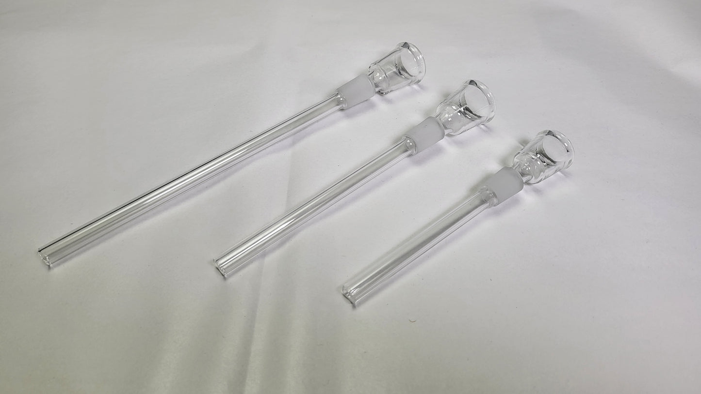 Downtube, Glass - 14.4mm (Male), with Bowl