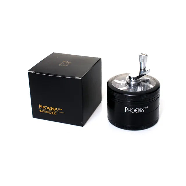 Phoenix Star - Grinder, 63mm 4-pc with Hand Crank