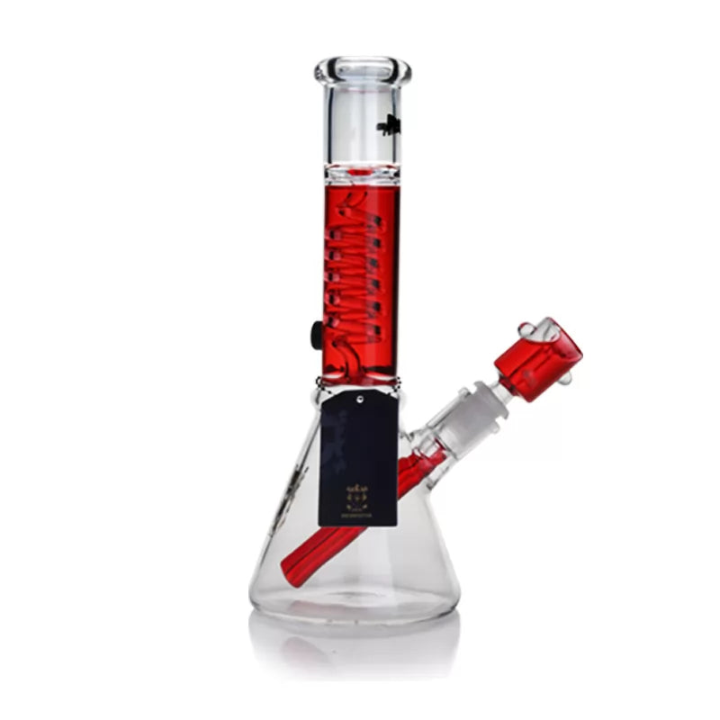 Phoenix Star- Waterpipe, Glass, 30cm Beaker with Freezable Coil, Bowl and Downstem