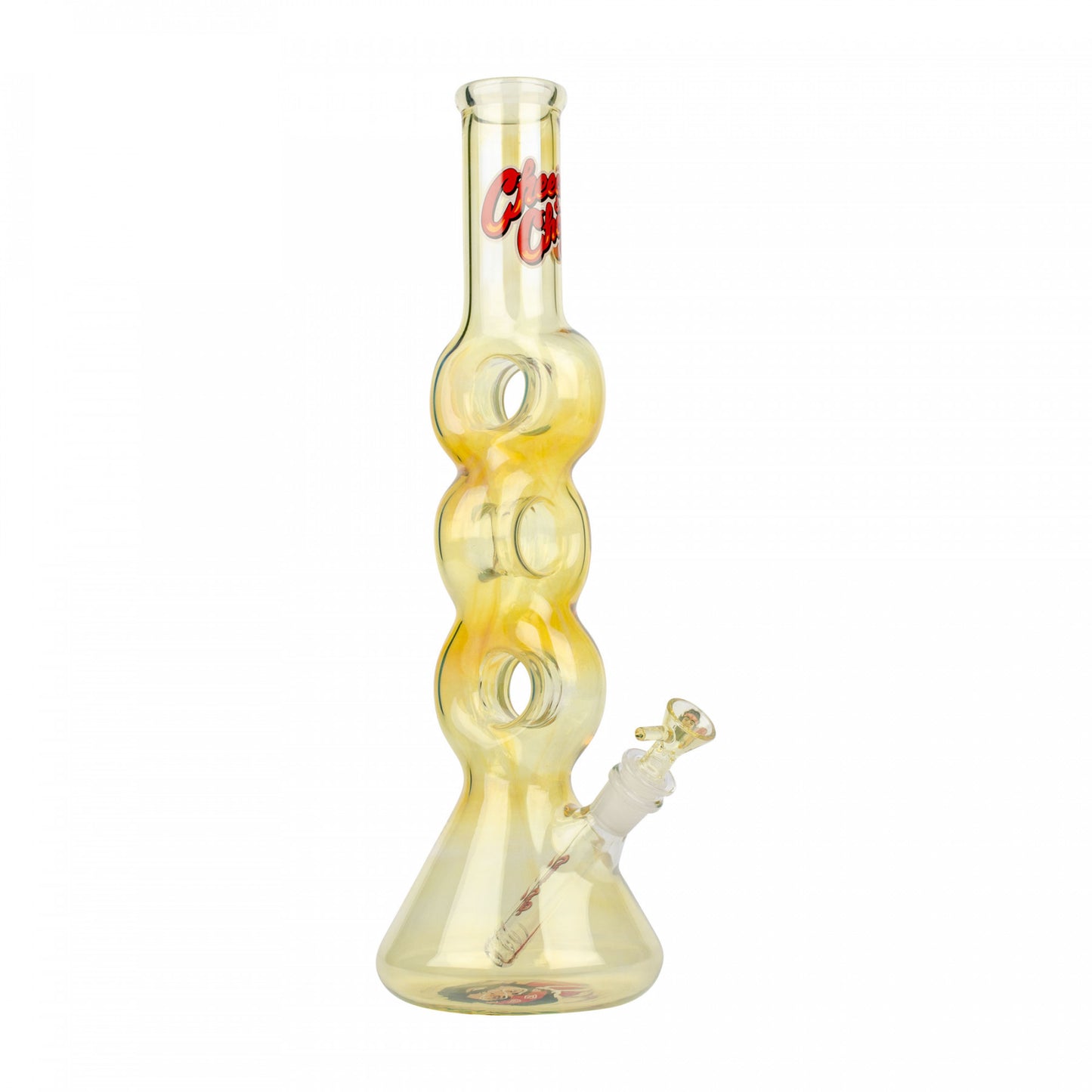 Cheech & Chong - Waterpipe, 40cm Glass Donut - Moe Money