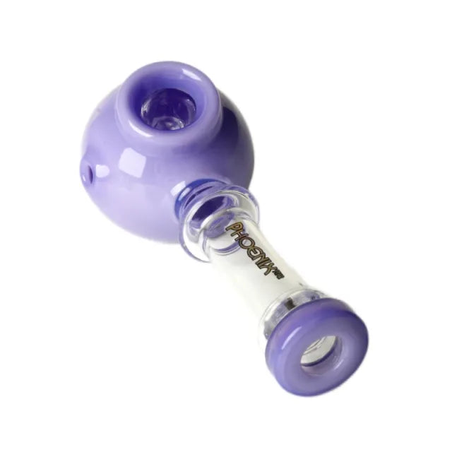Phoenix Star - Pipe, Glass, 13cm Spoon with Honeycomb Screen