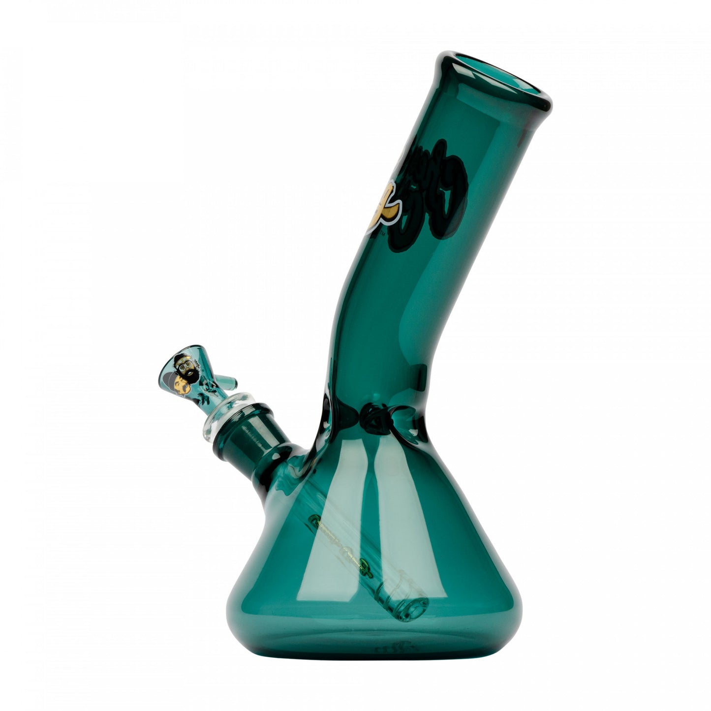 Cheech & Chong - Waterpipe, 23cm Glass Leaner - Low Rider Chillax