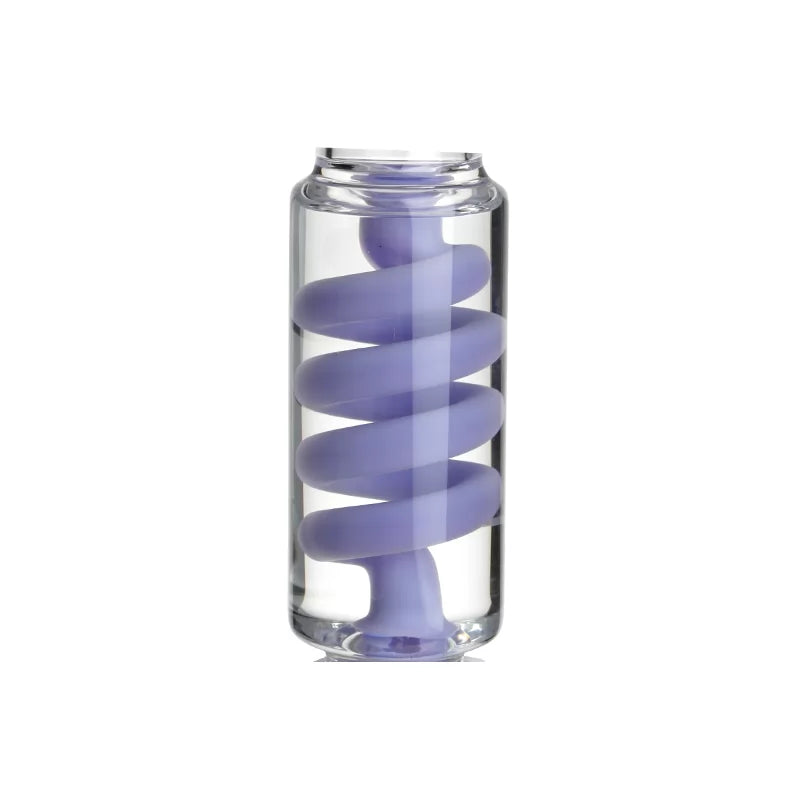 Phoenix Star - Waterpipe, Glass, 38cm Straight, 8 Tree Percolator with Freezable Coil