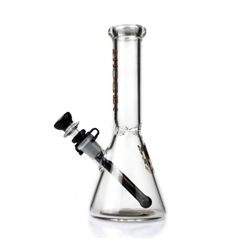 Phoenix Star - Waterpipe, Glass, 25cm Beaker, Coloured Downstem and Bowl